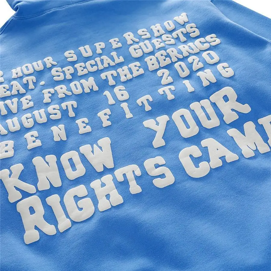 

Autumn Winter Heavy Fabric Cotton Kanye West Hoodie Men Women Foaming Printing CPFM.XYZ Sweatshirts Pullovers