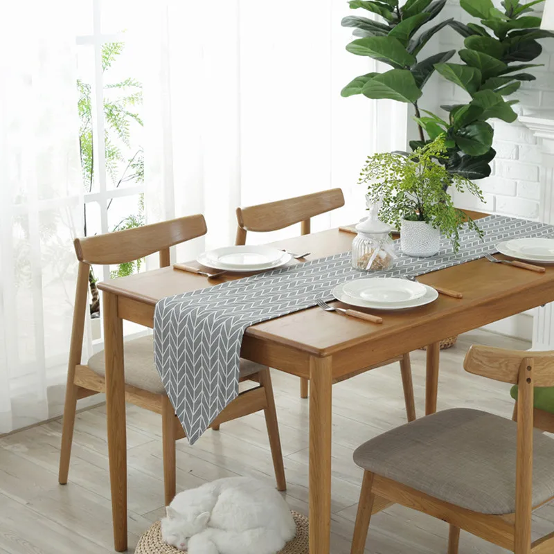 

Серые настольные флажки в скандинавском стиле INS с наконечниками стрел, простые геометрические флажки для гостиничной кровати, чайная скат...