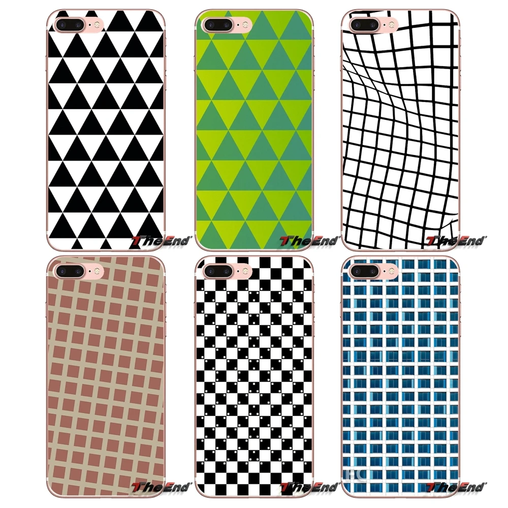 Черно белый сетчатый силиконовый чехол из ТПУ для samsung Galaxy Note 3 4 5 большое ядро Prime