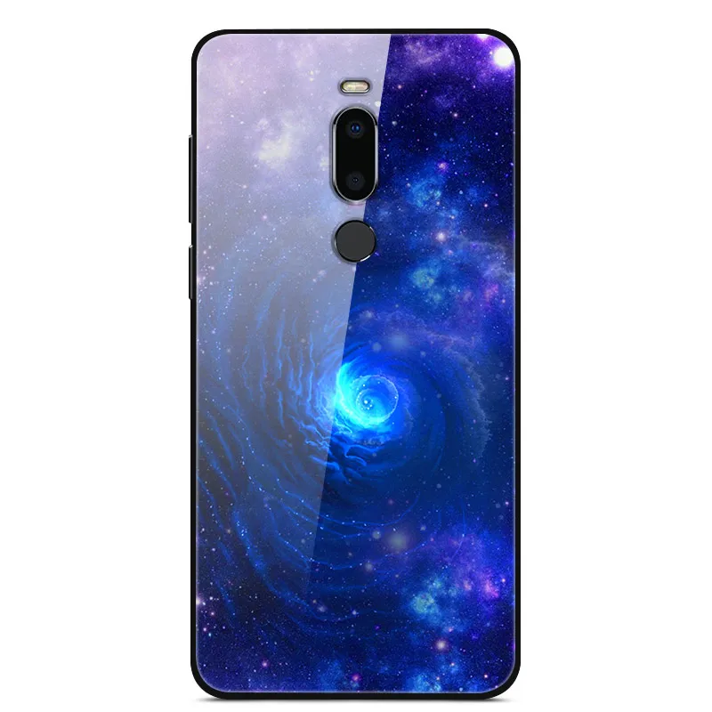 Чехол для Meizu M8, чехол из закаленного стекла «Планета космос», чехол из стекла для Meizu M8 M813H, чехол-бампер из ТПУ для Meizu M 8 M8 Shell