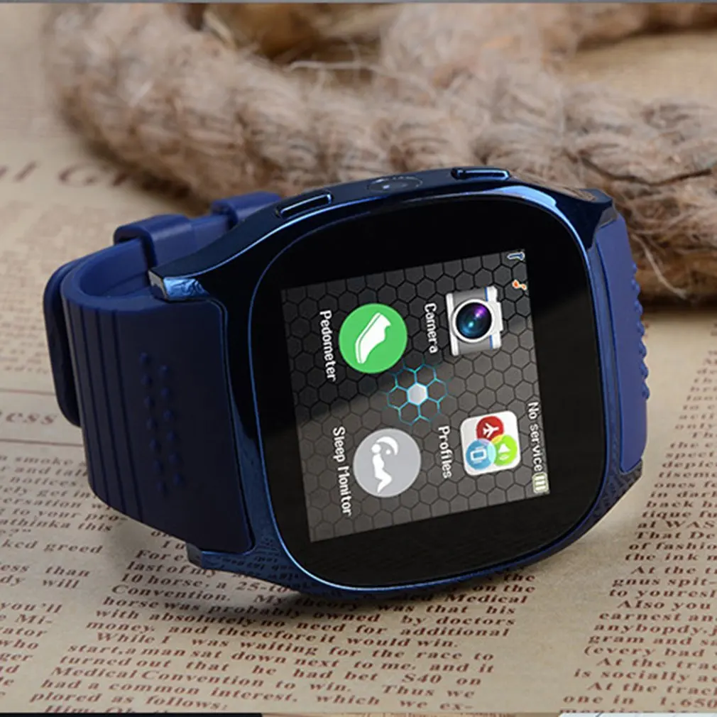 Горячие T8 Bluetooth смарт-карты телефон часы спортивные шаг смарт-носить часы