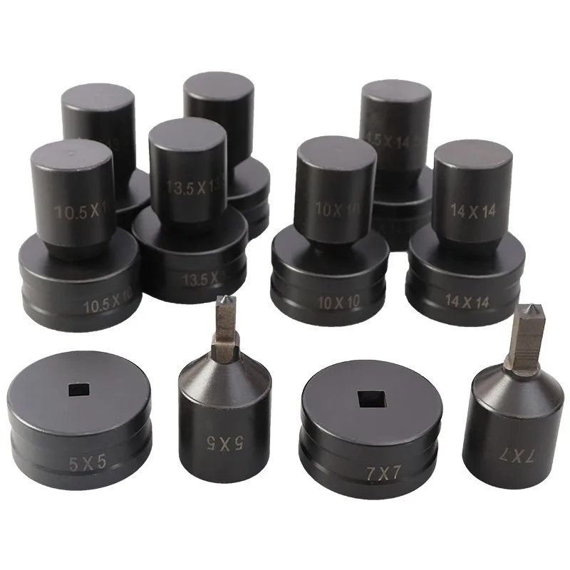 

1Pc Hydraulic Punching Square Die for CH-70 Hydraulic Punching Machine Steel Plate/Iron Sheet/Copper Busbar Hole Puncher Die