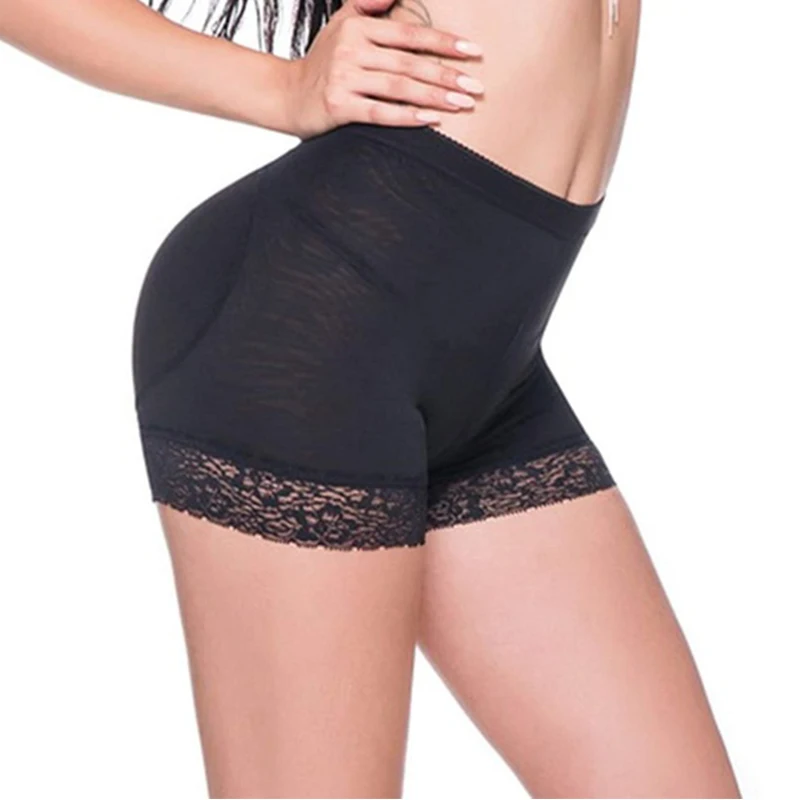 Women Bottom Lifter Shaper Butt Lift Pants Boyshorts Booty Briefs Fake Ass Padded Panties Hip Pads Enhancer Seamless Underwear | Женская