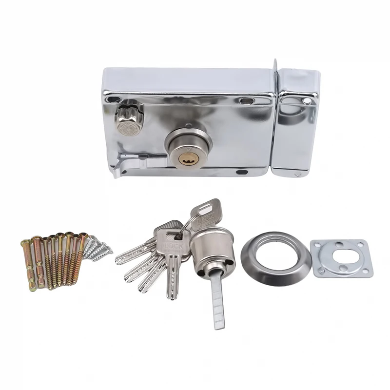 Многоуровневый надежный Гладкий сверхпрочный наружный дверной замок из