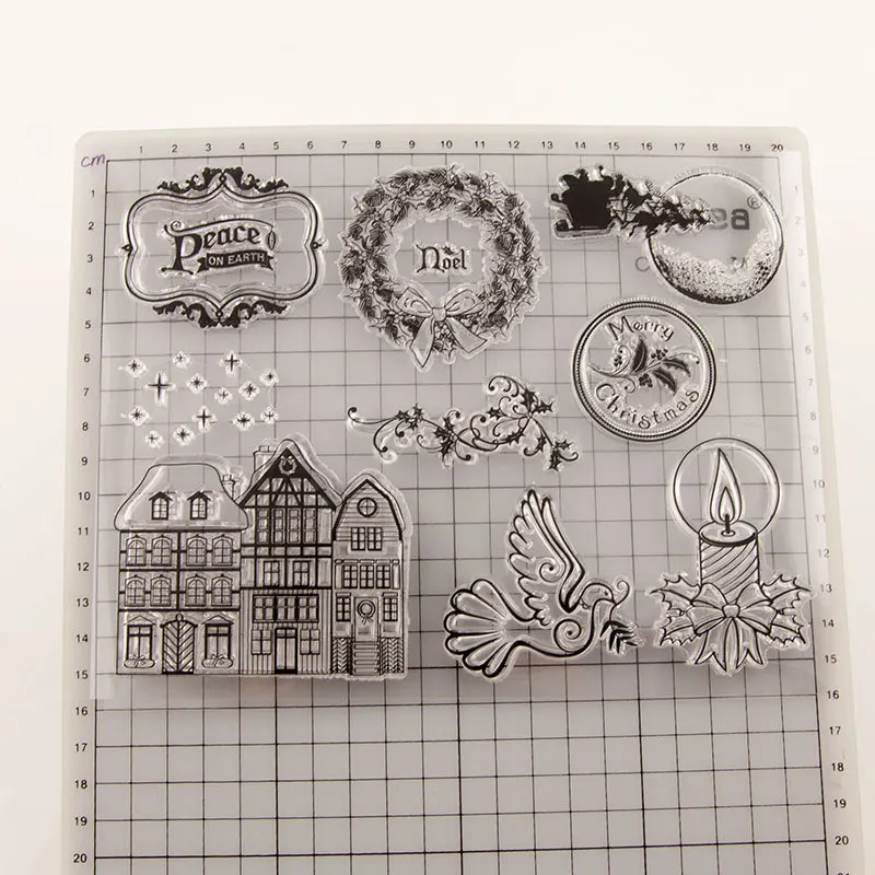 Штампы и штампы домик голубей венок металлическая высечка штамп для тиснения