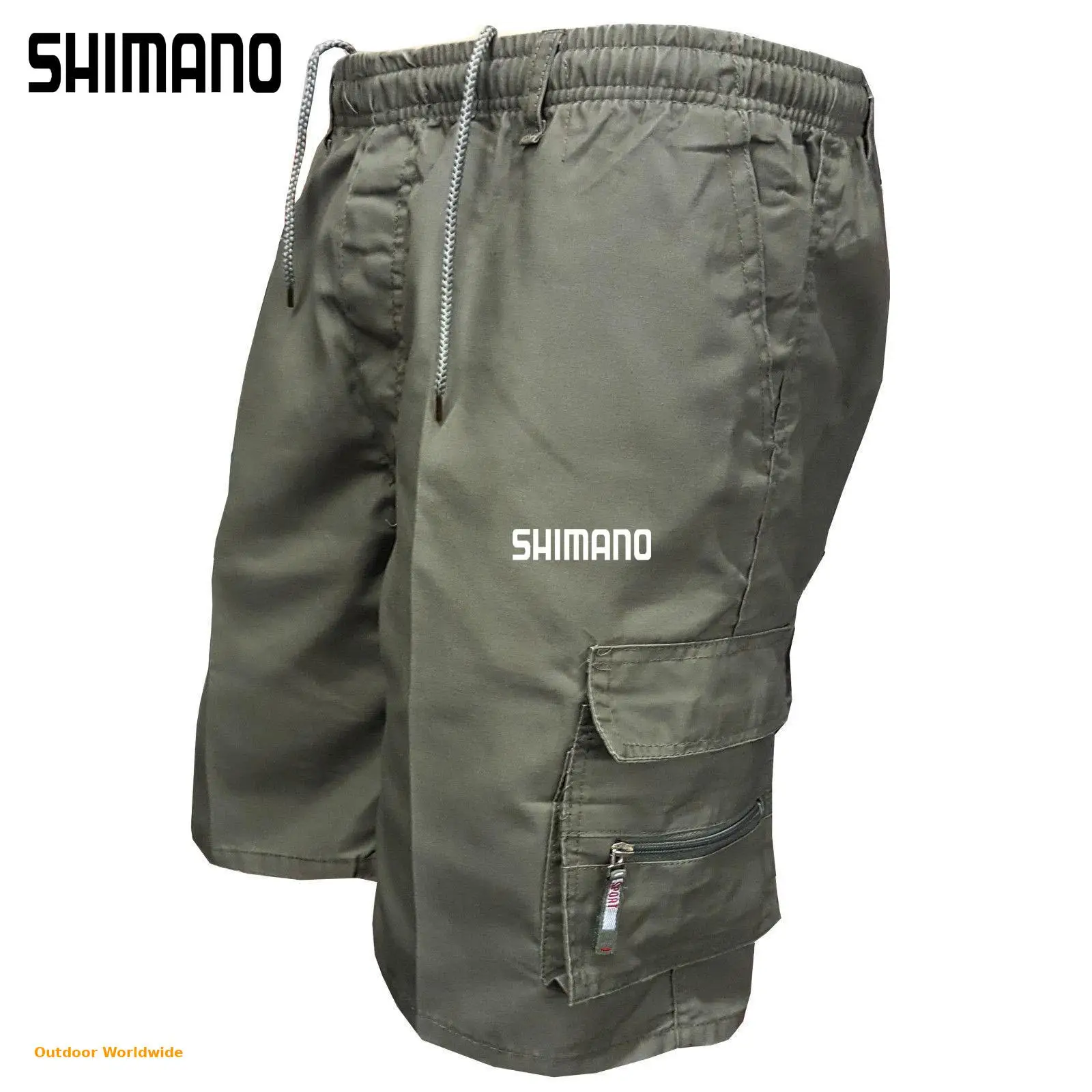 

New Shimanos Fishing Shorts Summer Autumn Breathable Multi Pockets Loose Man Fishing Pants Quick Dry Breathable Fishing Wear