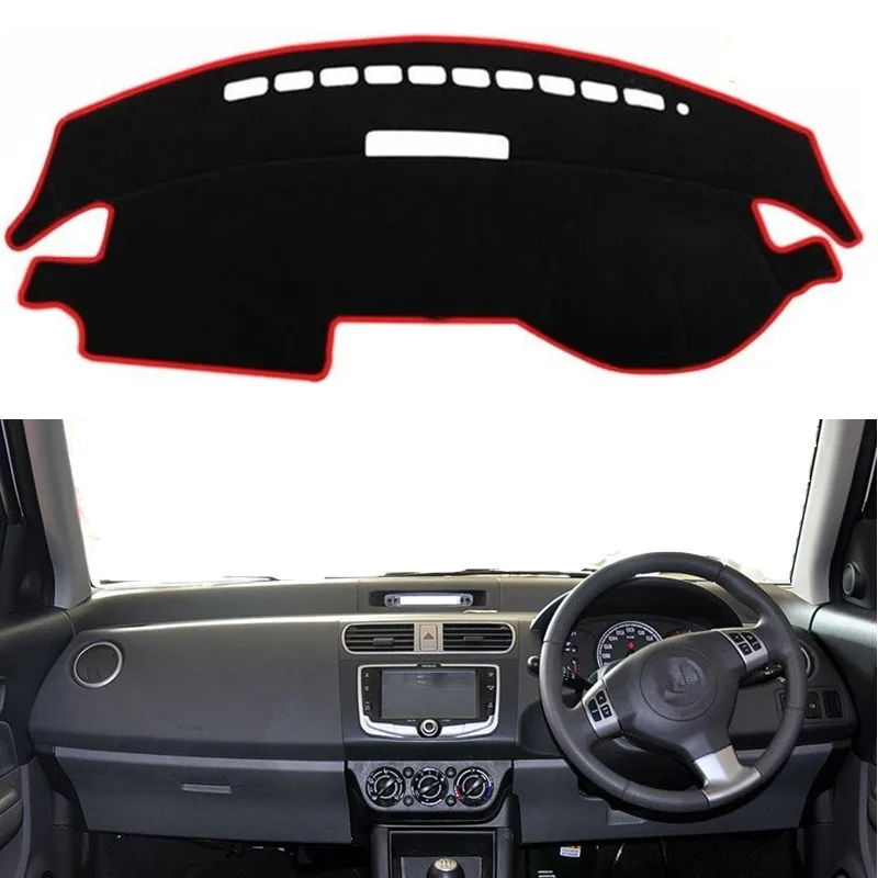 

Car Dash Dashboard Cover Mat Pad Dashmat Sun Shade Instrument Carpet Accessories For Suzuki Swift Sport 2005 2006 2007-2009 2010