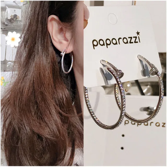 

JY-H New O shape Design Fashion Luxury Earrings AAA Zircon Copper Material Top Quality Temperament Ladies Earrings Party Jewelry