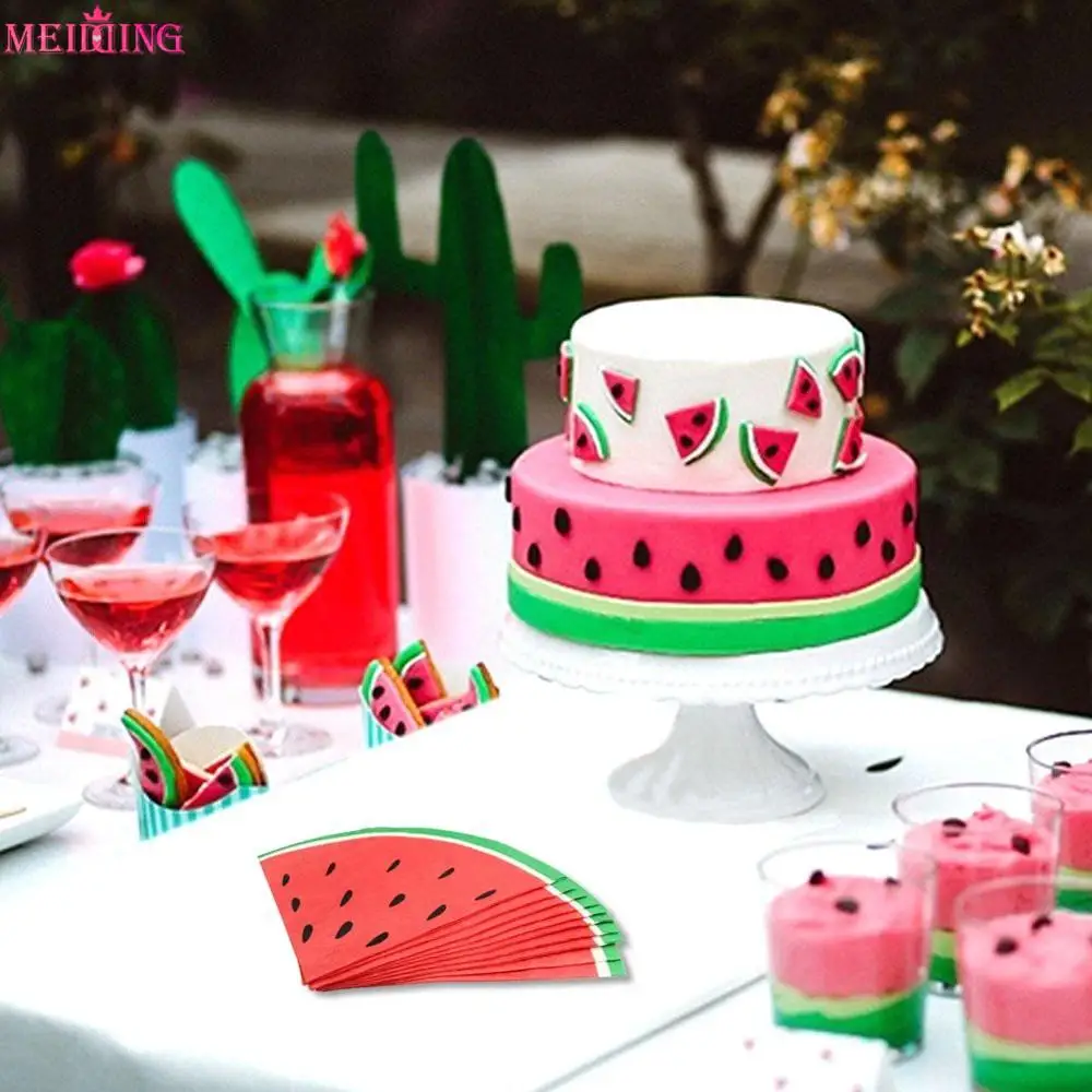 Украшения на день рождения товары для арбуза топпер торта баннер летняя