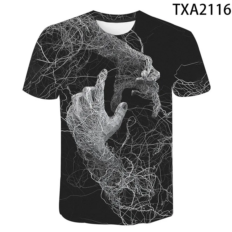 

Новинка лета 2020, 3D футболки с ручным принтом для мужчин, женщин и детей, летние крутые футболки, топы, Мужская Уличная одежда, крутые футболки...