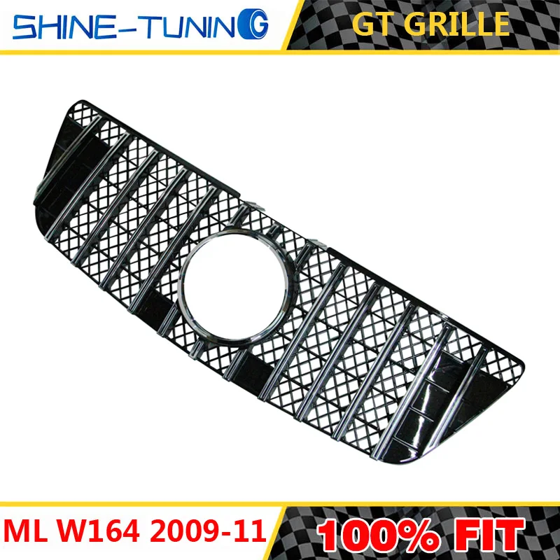 Передняя решетка подходит для mercedes ML Class W164 x164 GT 2005-11 ML300 ML320 ML350 ML400 ML500 ML430 без