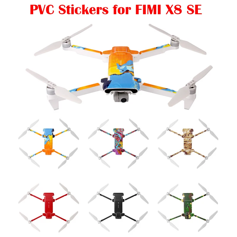 ПВХ водонепроницаемый стикер для Fimi X8 SE корпус дрона защита кожи Квадрокоптер