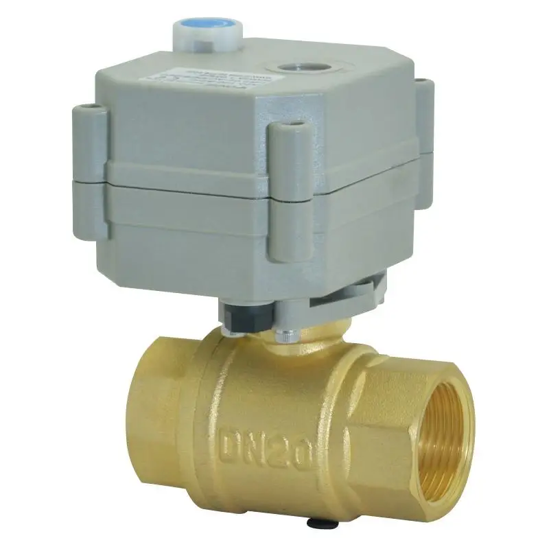 9 24VAC/DC 2 сторонний Электрический латунный шаровой клапан BSP/NPT 1/4 '' 1 1/4''