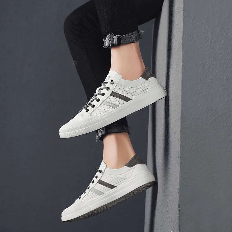 

Men Casual Shoes Leather Zapatillas Casual Hombre Black Shoes Sneakers Men Zapatos De Loafers For Sneaker Man Shoe Mens Causal