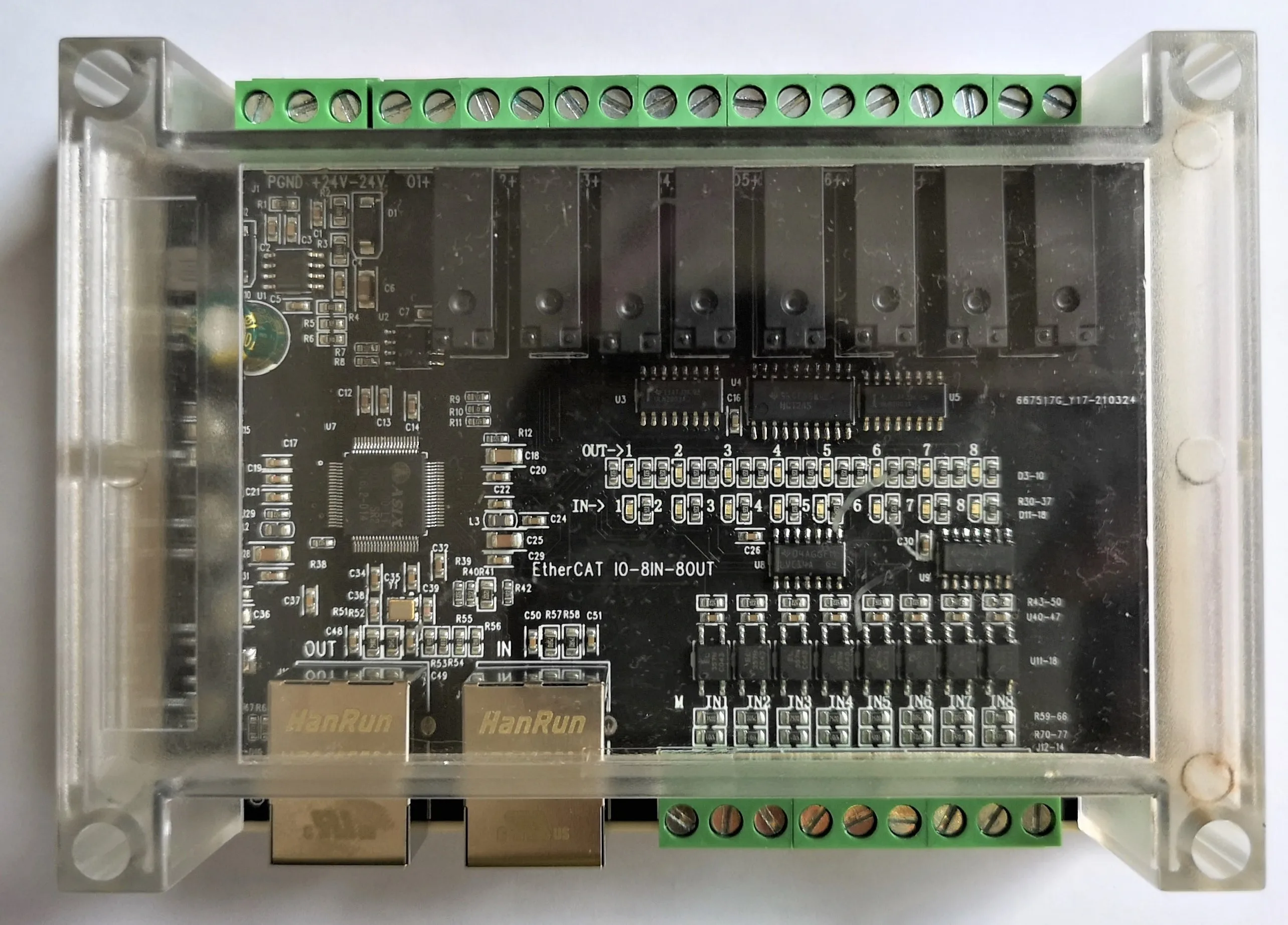 Эфирная ведомая станция дистанционный модуль ввода вывода цифровое количество 8