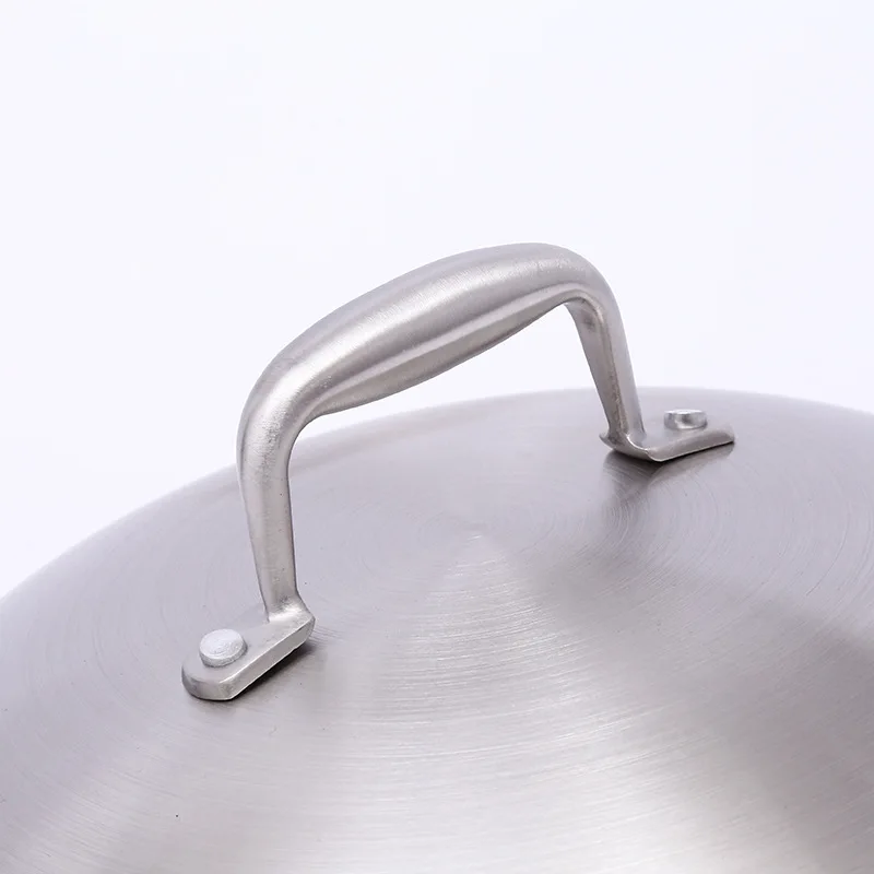 32 см ВОК антипригарная сковорода 304 нержавеющая сталь меньше дыма многофункциональная Бытовая индукционная