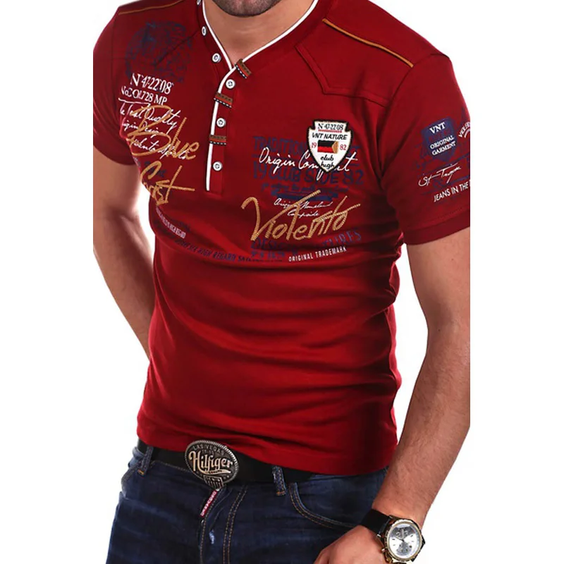 Мужская Повседневная футболка Zogaa однотонная хлопковая с короткими рукавами