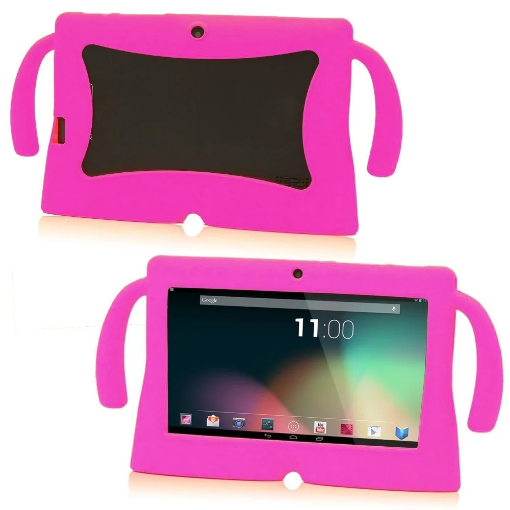 Мягкий силиконовый чехол для планшета ударопрочная защита мультяшный стиль 7