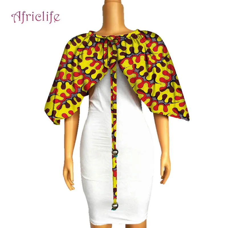 

Ankara Tribal Handmade Detachable Collar African Print Cotton Chokers Cape Fashion African Shawl Necklaces for Women WYB242