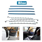 Четыре внутренняя панель двери, декоративная светодиодная подсветка с синими и оранжевыми цветами, атмосферные огни для BMW 3 серии F30 12-18