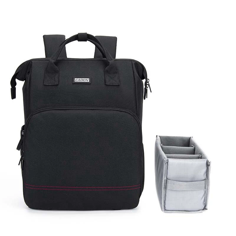 caden camera backpack waterproof large capacity tripod storage compatible 17 3 inch laptop outdoor bag for photographers free global shipping