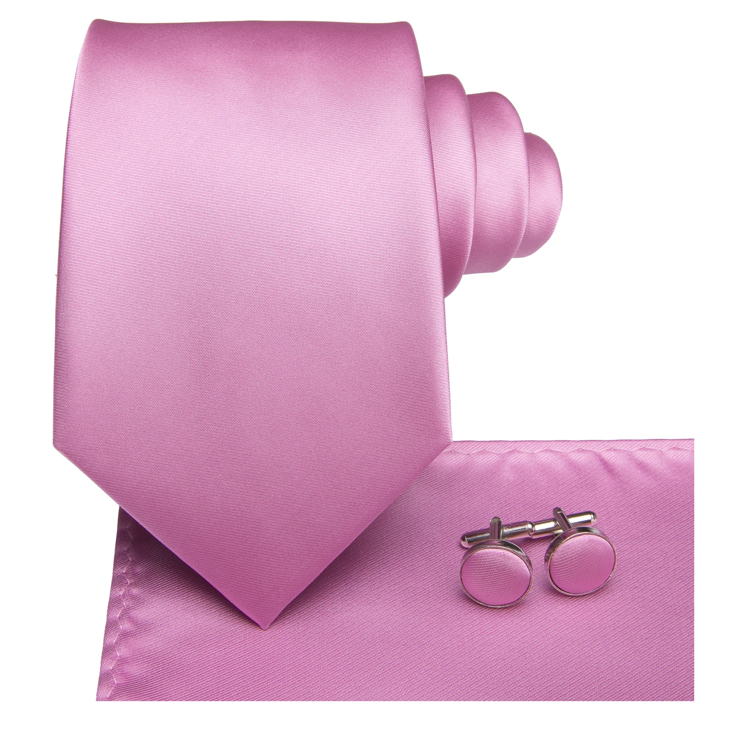 Hi-Tie 100% Silk Solid Pink Gold Men's Tie Set 8.5cm Blue Wedding Ties For Men New Design Hanky Cufflinks Quality Necktie | Аксессуары