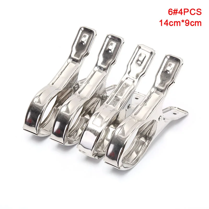 

Clothing Pegs Household Clothespin Laundry Clamp Big Clip Strong Anti Wind Stainless Steel Clips Clothes Pins