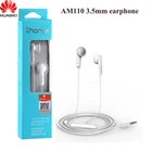 Наушники Huawei AM110, гарнитура 3,5 мм, спортивные наушники для телефона Y9, Y7, Y6, Mate 7, 8, 9, 7, 8, 9, 10, 20, V8, V9, 8X, 9X Pro, P8, P9, P10 Lite