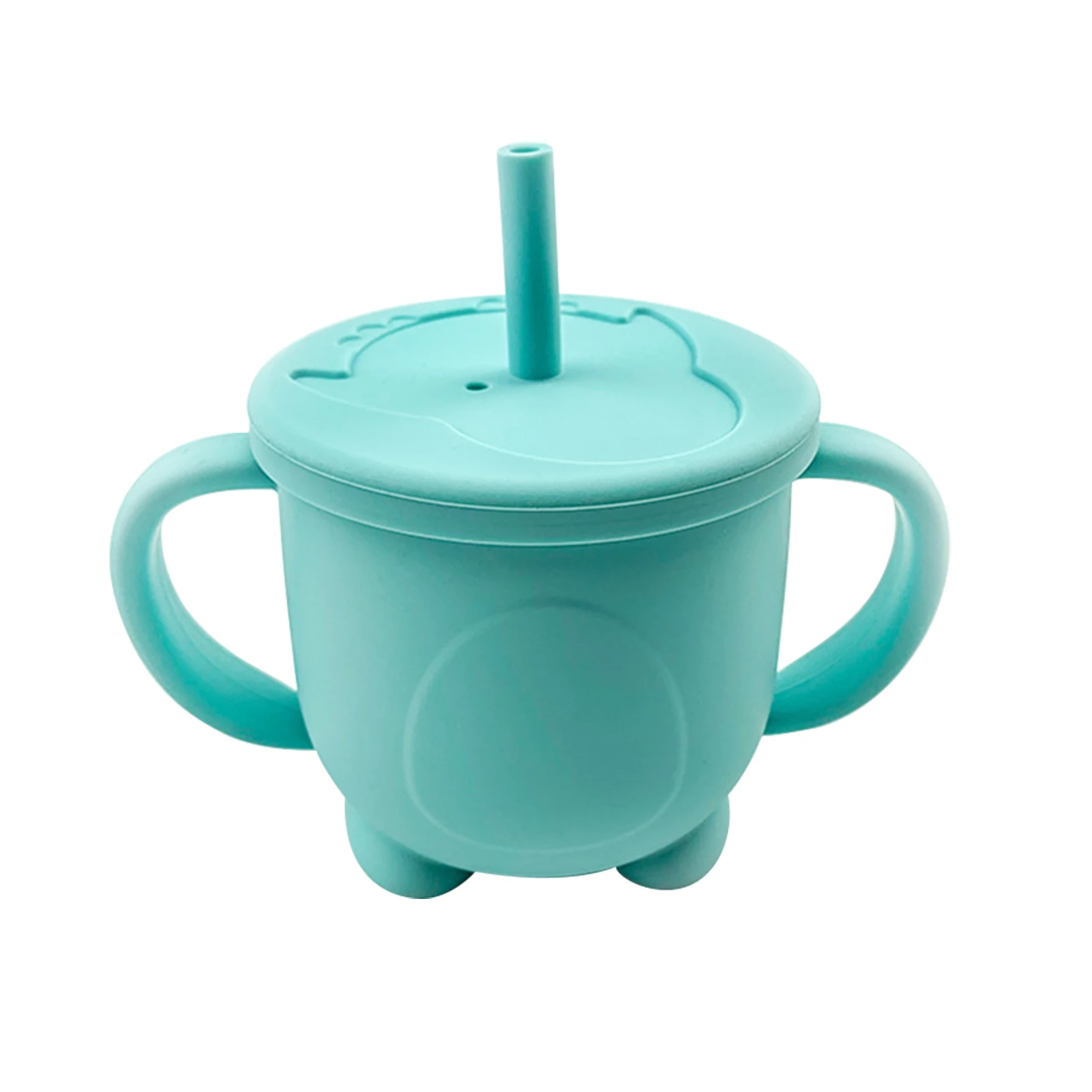 

Силиконовая тренировочная ручка 160 мл с крышкой, мягкая посуда для кормления ребенка, посуда для напитков, непротекаемая кружка, для малышей...