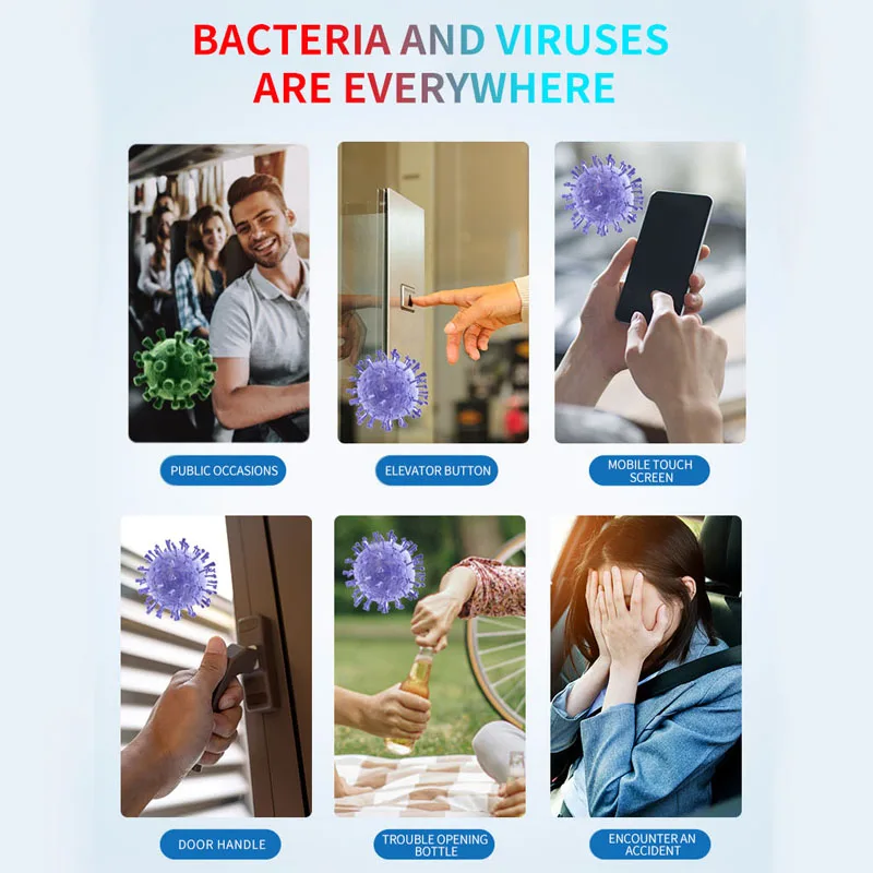 

Creative multifunctional mobile phone protection tool contact-free door opening artifact mobile phone holder touch screen pen