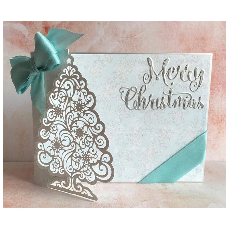 Лидер продаж 2020 металлические штампы для тиснения рождественской елки звезды