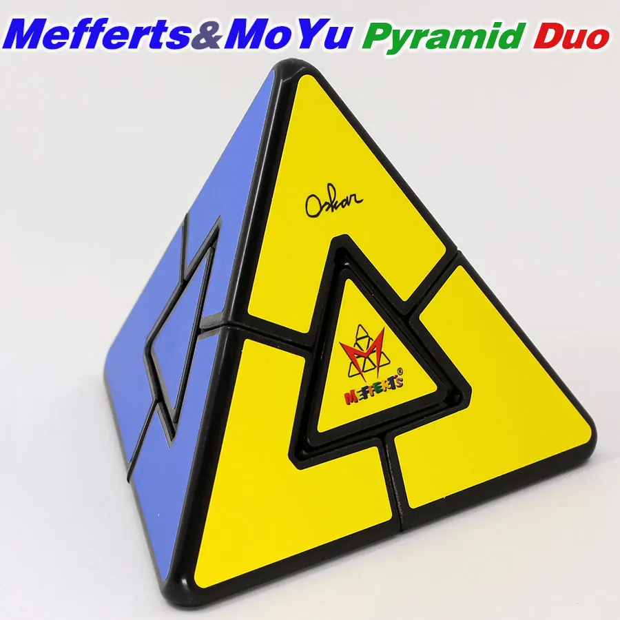 Магический куб головоломка meфорты и MoYu Pyuaminx duo Пирамида двойной пираморфик