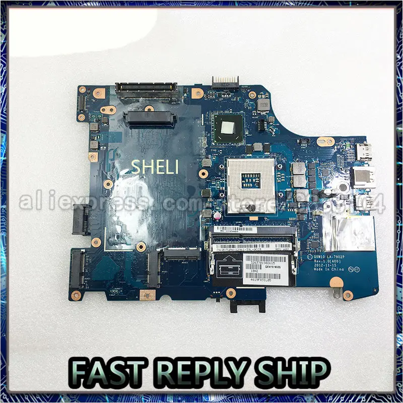 Шели для Dell Latitude E5530 материнская плата ноутбука QXW10 LA 7904P 7902P 0X3WPH 091C4N