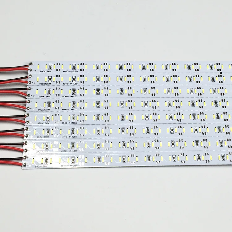 Сверхяркая СВЕТОДИОДНАЯ лента SMD 100, 4014 шт./лот, 144 светодиодов/м, Жесткая светодиодная лента постоянного тока, 12 В, 4014 светодиодов, Жесткая светодиодная лента