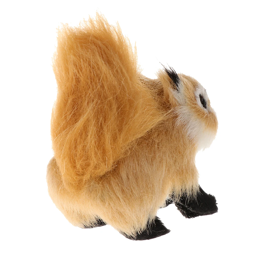 

1Pcs Simulated Standing Squirrel Toy Ornament for Boys And Girls Xmas Gifts