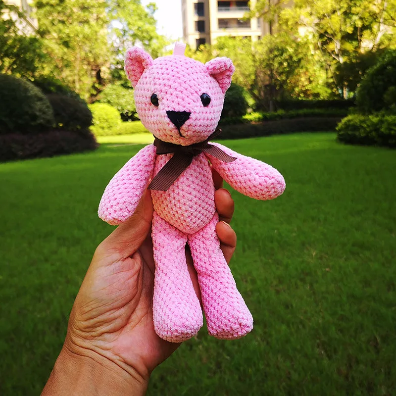 

Stuffed Plush Toys Lovely Small Pendant 15-20CM Bear Rabbit Adorable Dolls Kids Girl Boy Gifts Birthday Wedding Party Decor