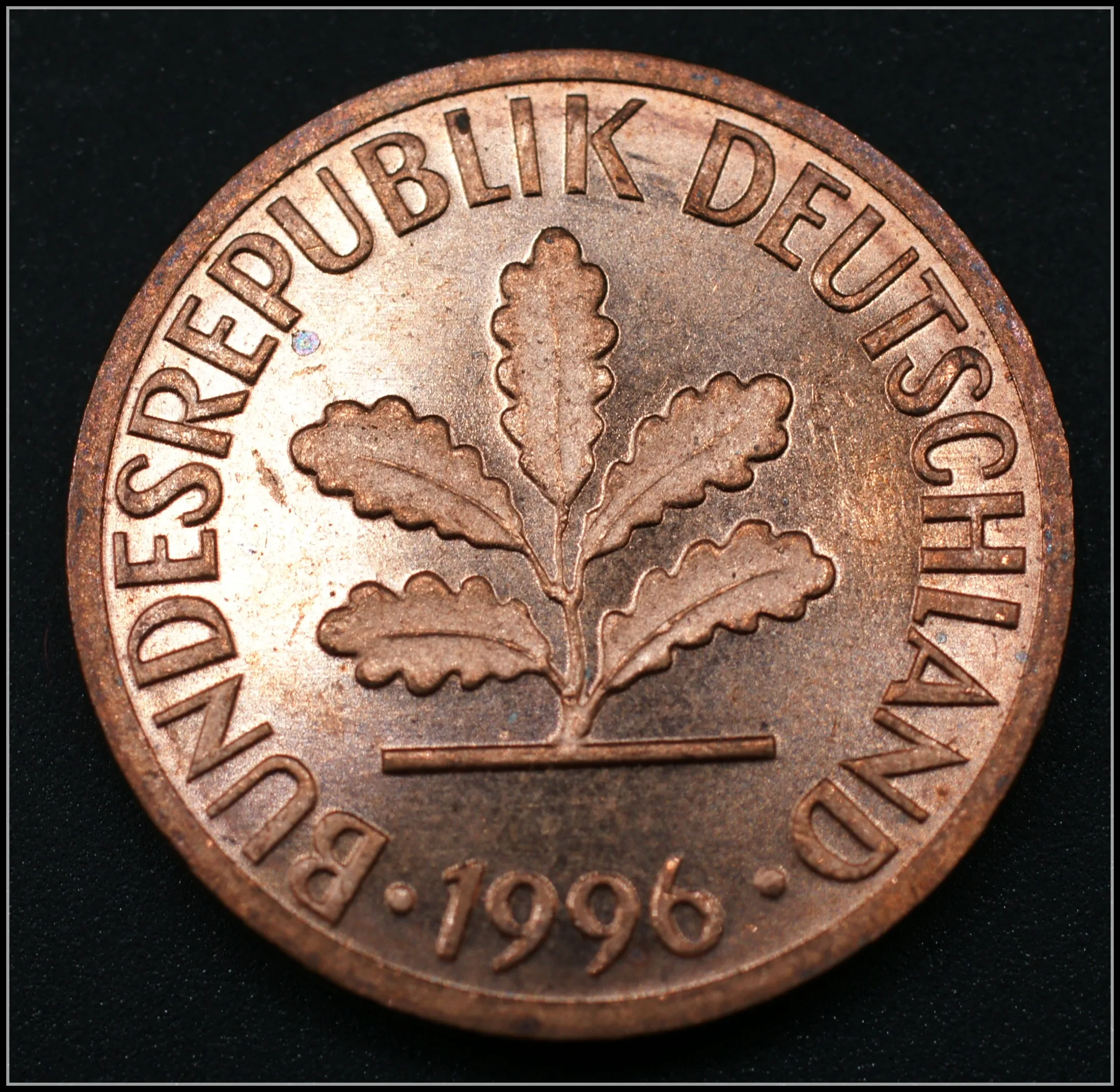 Германия 1 монета Pfennig европейская новая Оригинальная Памятное издание 100%