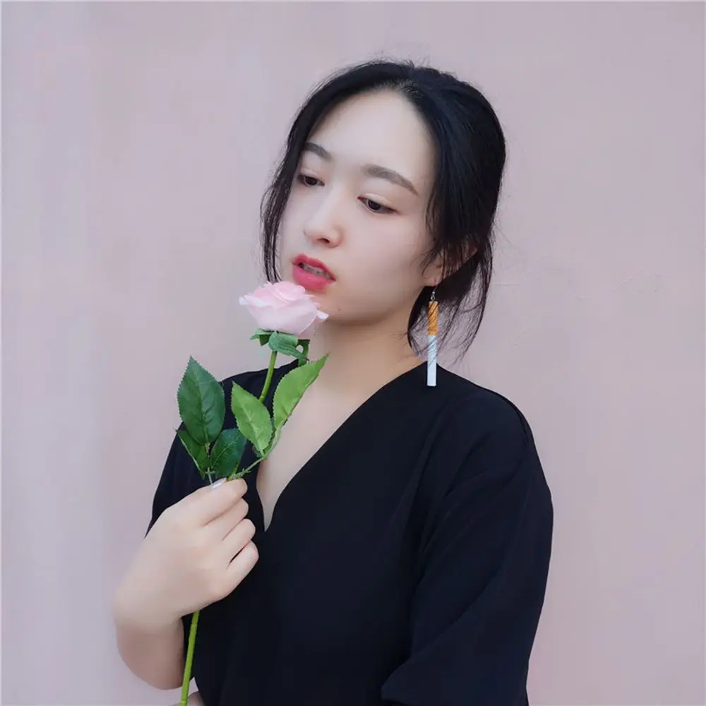 

2021 Kawaii Accessories Woman Earrings For Women Cigarette Butts Restoring Vintage Ways Contracted Girl Dangle