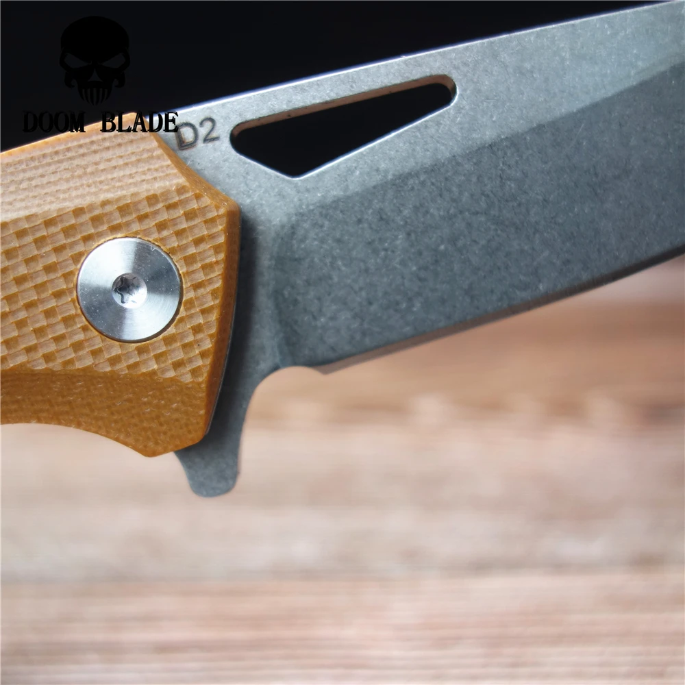 Нож d2 высокой твердости острый карманный нож для выживания инструмент резки на