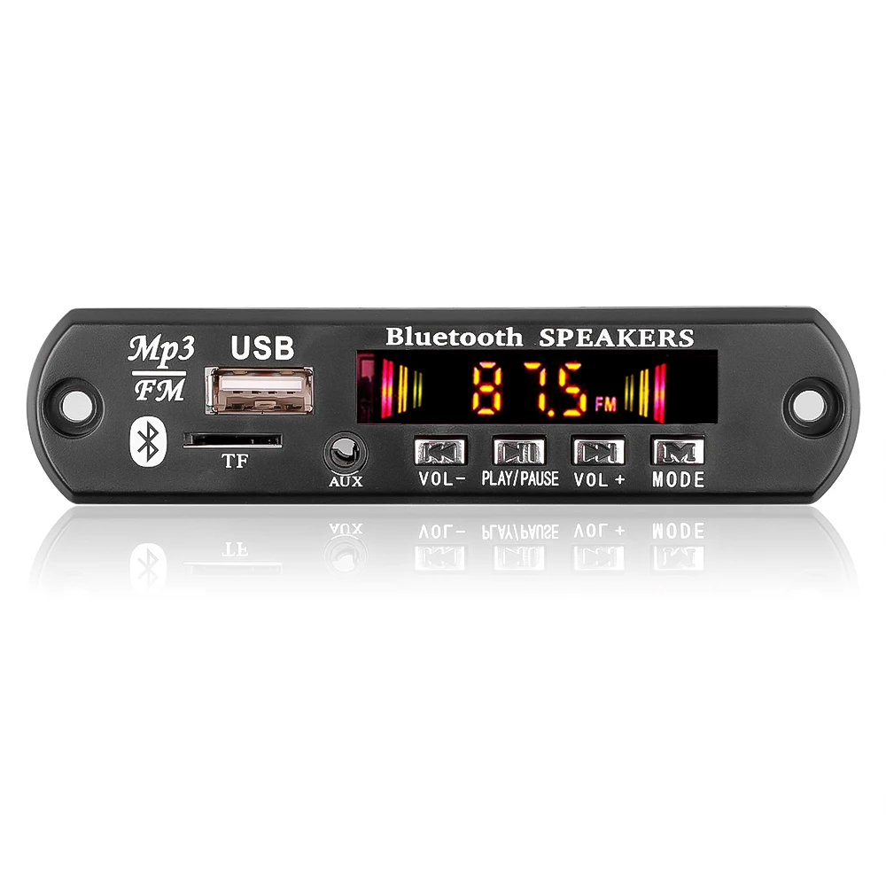 2*25 Вт усилитель MP3 WMA декодер плата беспроводной Bluetooth 5.0 6-18 в запись