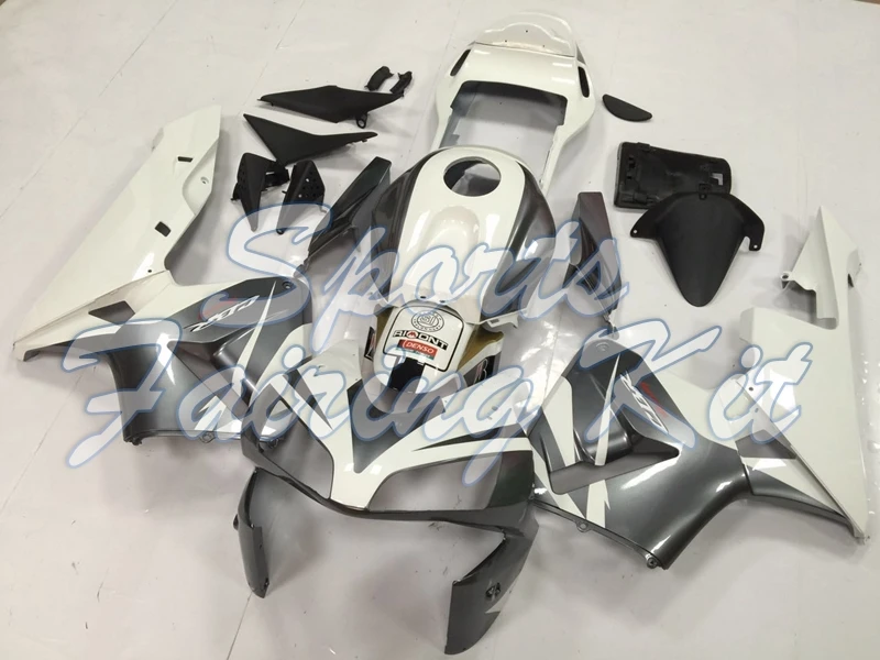 Обтекатель мотоцикла для CBR 600 RR 2003 2004 серебристо белые Обтекатели Honda CBR600RR 04 600RR