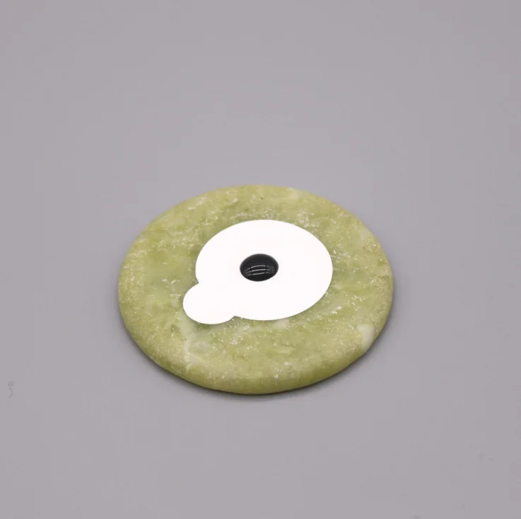 

200pcs Round Jade Stone Eyelash Extension Glue Adhesive Pallet Stand Holder