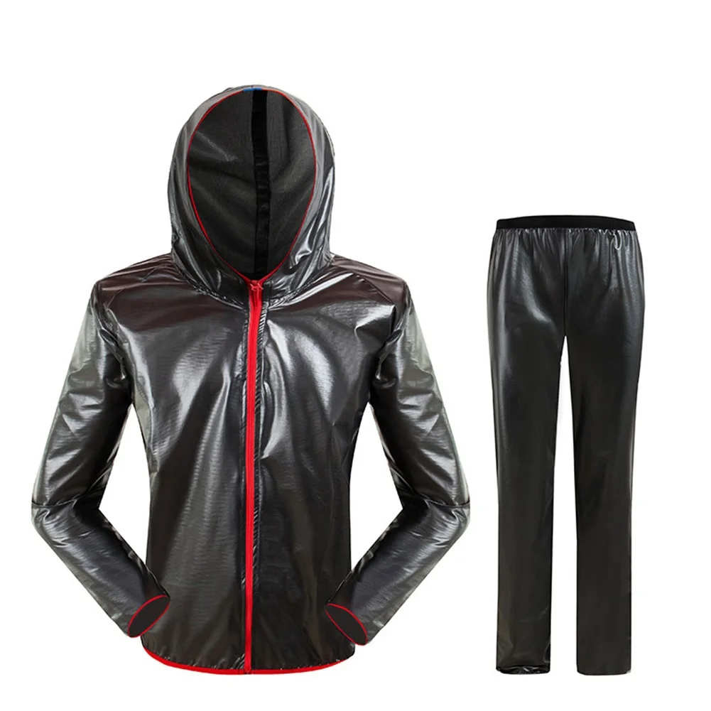 

Rain Suit for Men Women Breathable Waterproof Rain Jacket and Pants with Reflective for Outdoor Camping, Cycling, Fishing