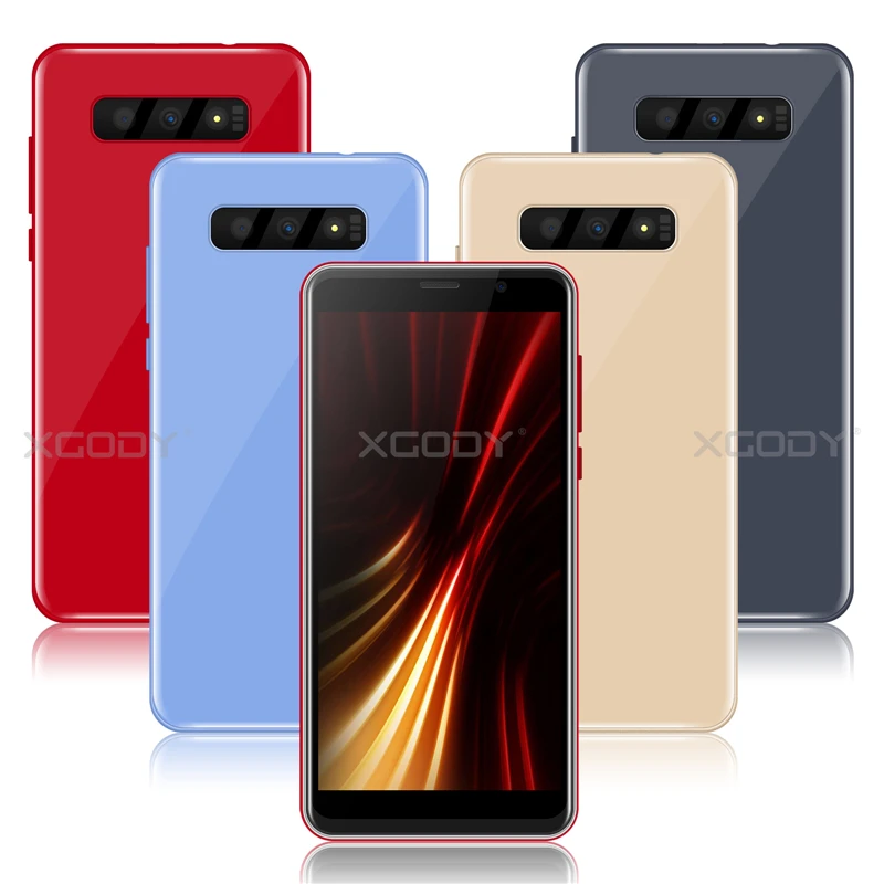 Смартфон XGODY S10 3G 1 ГБ ОЗУ 4 Гб ПЗУ на базе Android 8 экран 5 дюйма 18:9 без рамок телефон с