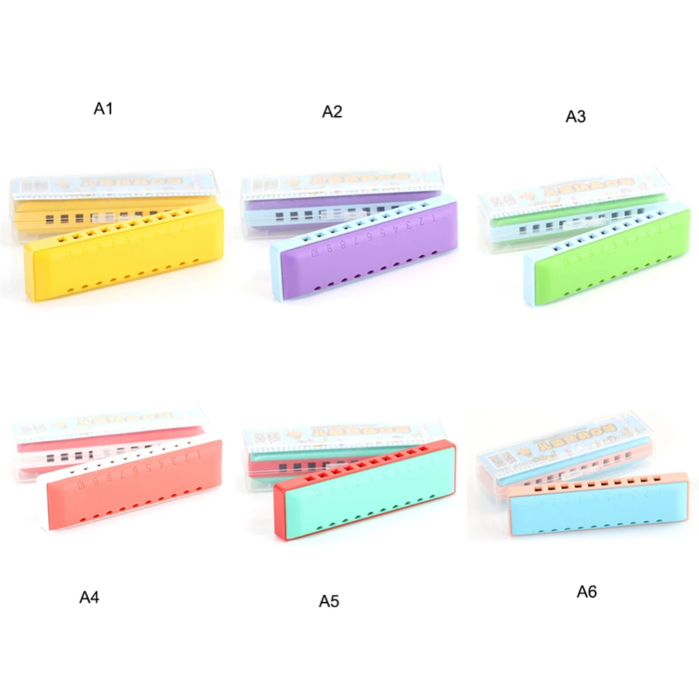 Игрушка для раннего развития с 10 отверстиями пластиковая гармоника рот органный