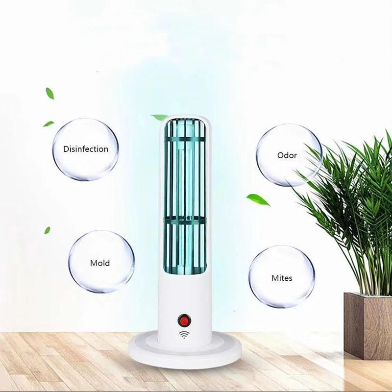 

20W Quartz UVC Lamp Portable Classroom Lighting Disinfection Ozone Germicidal Sterilizing Light Remove Odor Clean Air