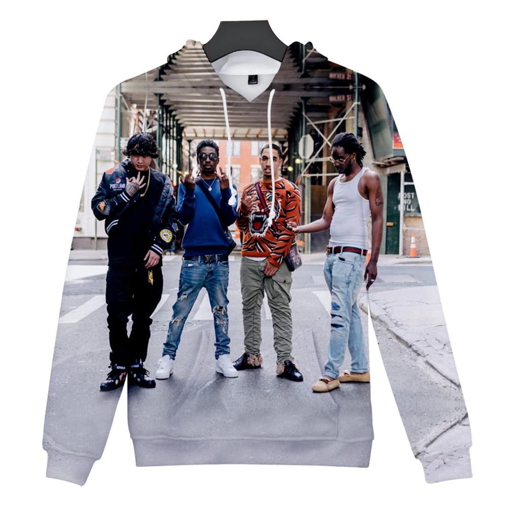 Худи мужское/женское в стиле хип хоп с капюшоном|Мужские толстовки и свитшоты| |