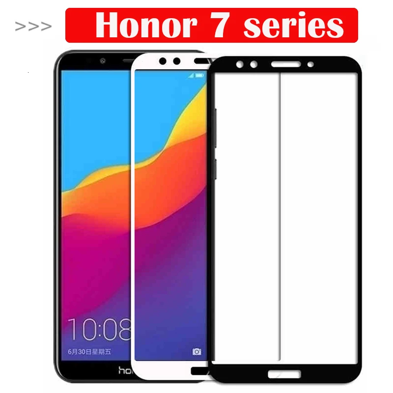 Защитное стекло закаленное для Huawei Honor 7c 7a Pro 7x7 s 7apro 7cpro 7 X S A C X7 S7 A7 C7|Бамперы| |