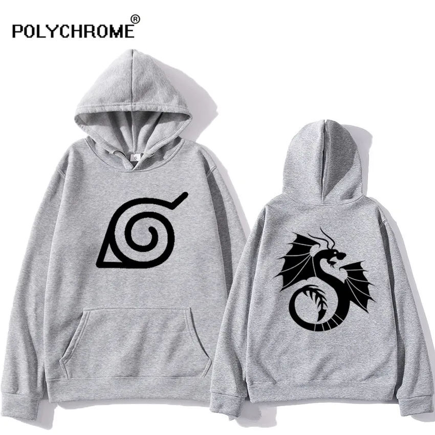 

Japanese Anime Fashion Men's Hoodies Dragon totem pullover Sweatshirt Men Hoody Oversized Harajuku hoodie clothing Streetwear