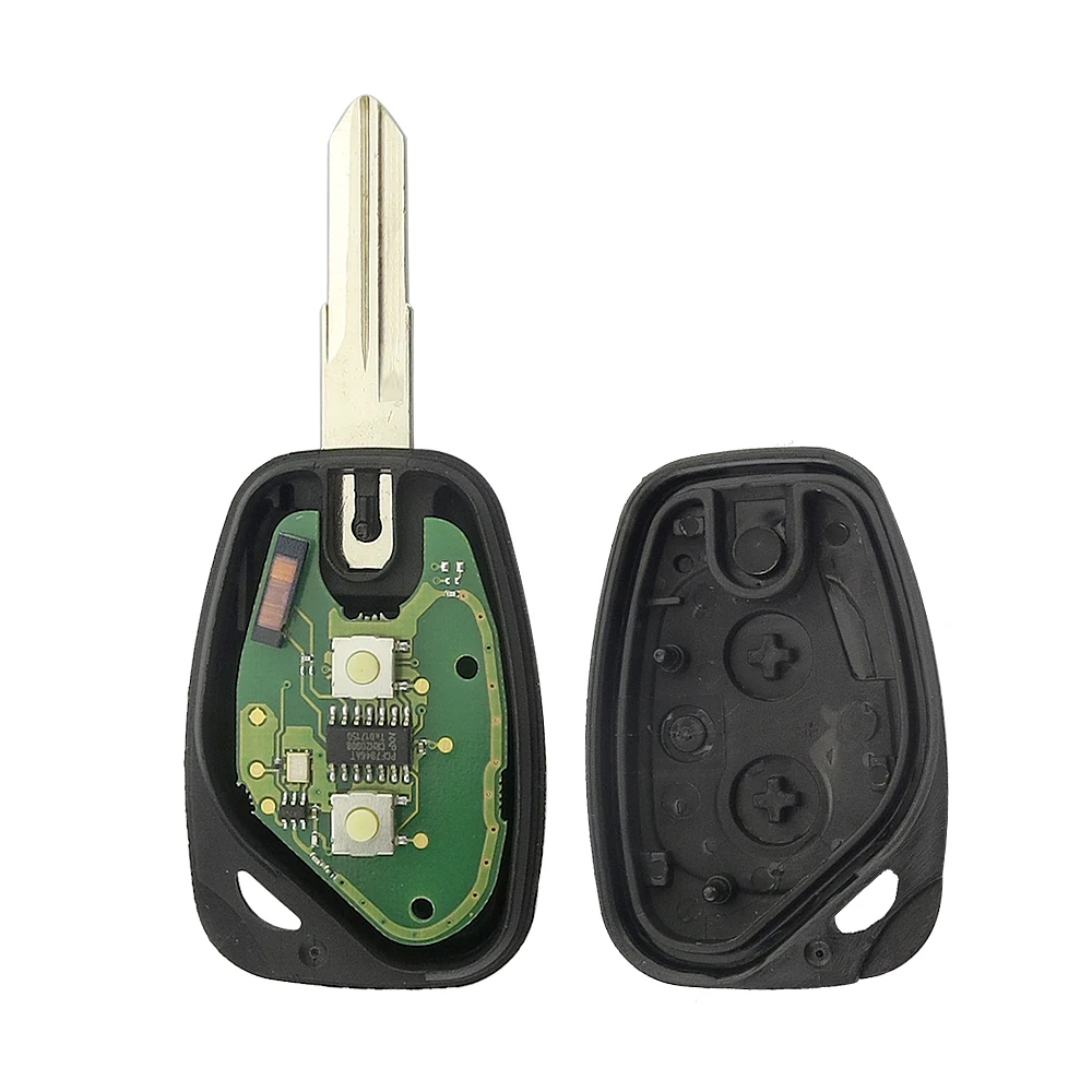 OkeyTech для Renault Duster Megane 2 Clio Captur Автомобильный Дистанционный ключ 433 МГц ID46 PCF7946 чип